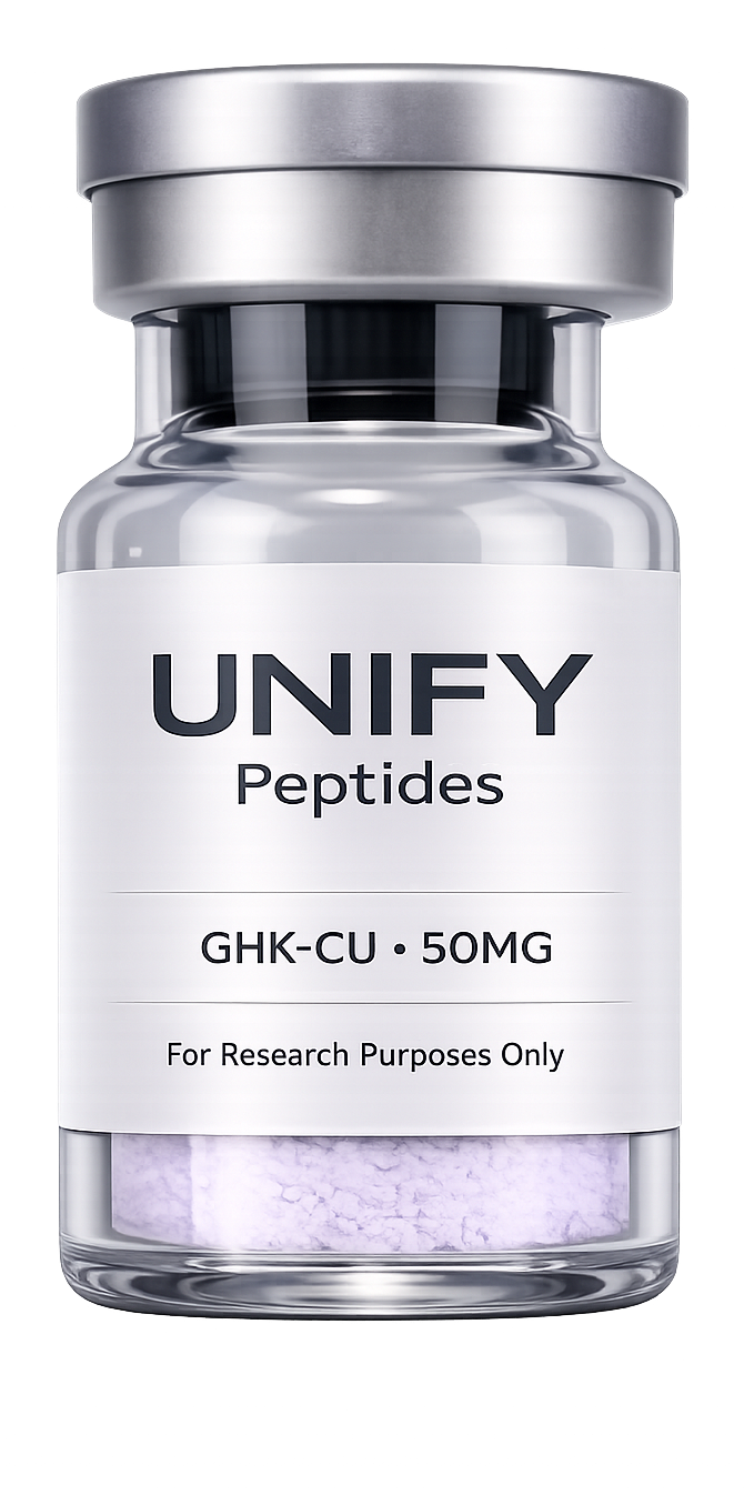 UNIFY GHK-CU research peptide vial