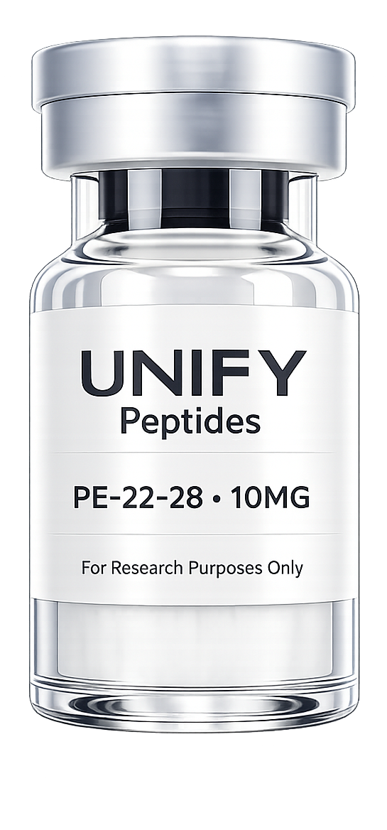 UNIFY PE-22-28 research peptide vial