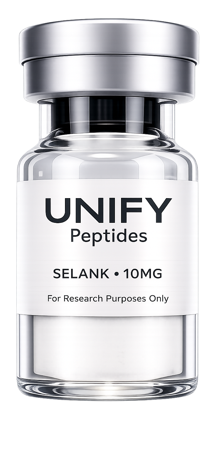 UNIFY Selank research peptide vial