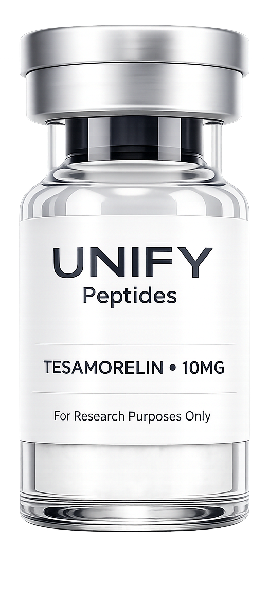 UNIFY TESAMORELIN research peptide vial